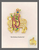 Krishna Kempu Pendant - NP0052